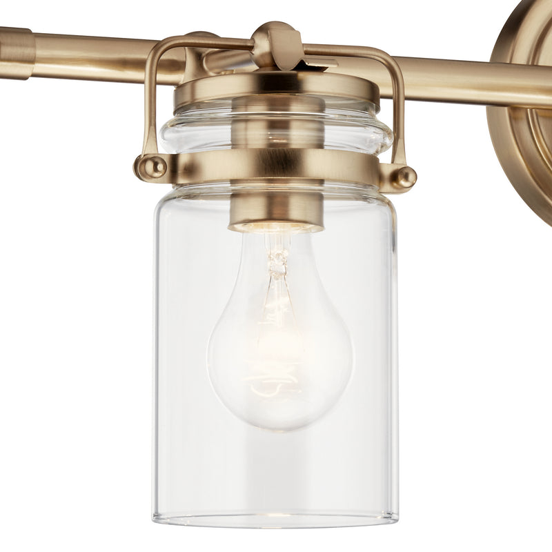 Kichler 45689CPZ Three Light Bath, Champagne Bronze (4)