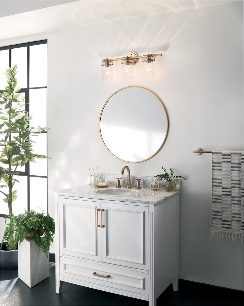 Kichler 45689CPZ Three Light Bath, Champagne Bronze (6)
