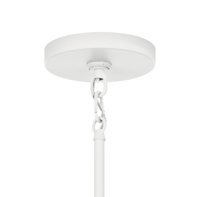 Kichler 52349WH Eight Light Chandelier, White (3)