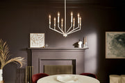 Kichler 52349WH Eight Light Chandelier, White (6)