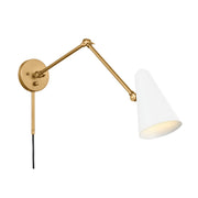 Kichler 52486NBRW One Light Wall Sconce, Natural Brass (2)