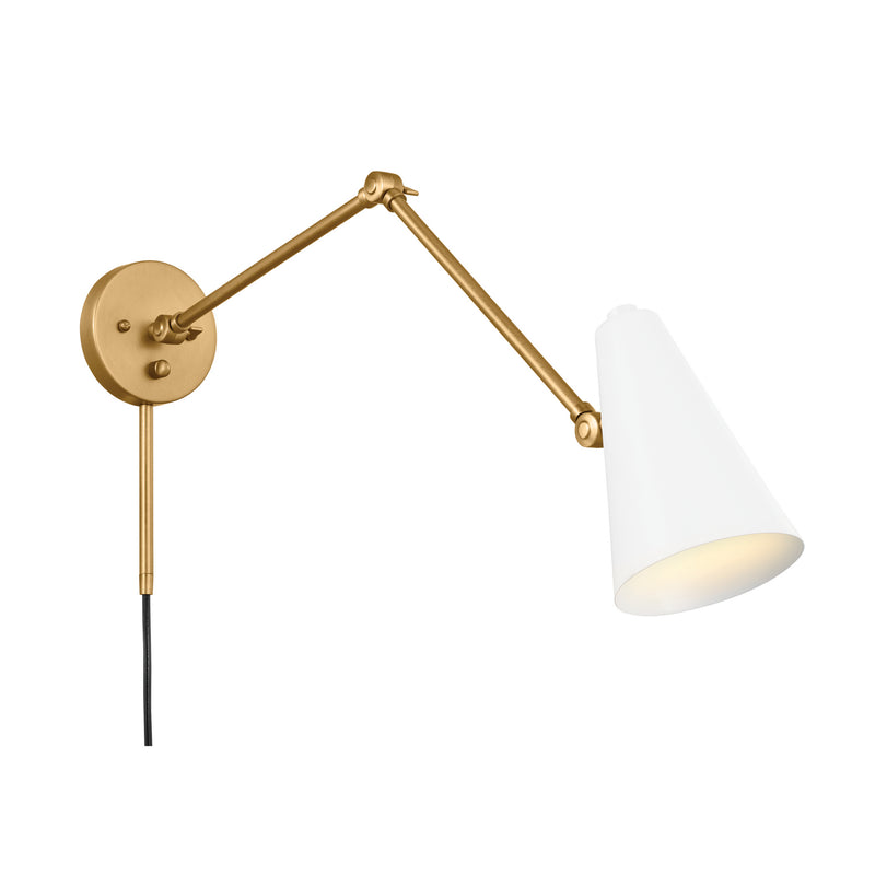Kichler 52486NBRW One Light Wall Sconce, Natural Brass (2)
