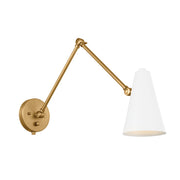 Kichler 52486NBRW One Light Wall Sconce, Natural Brass (4)