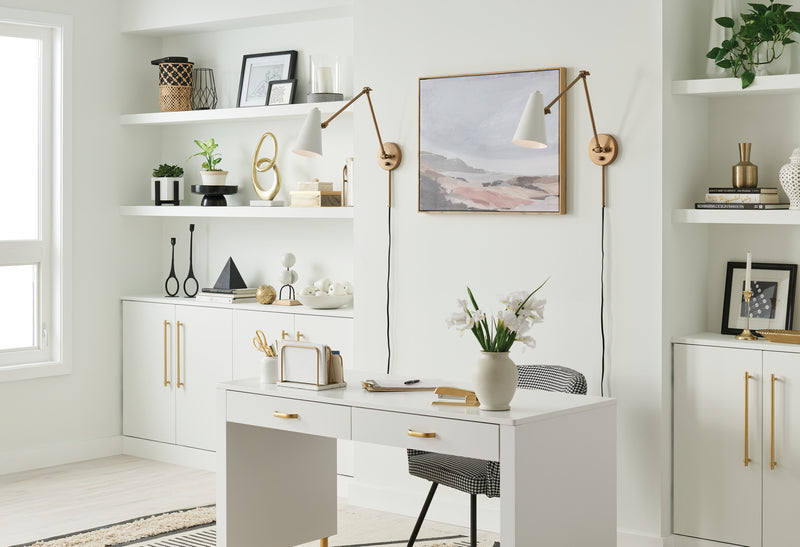 Kichler 52486NBRW One Light Wall Sconce, Natural Brass (6)