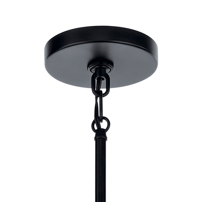 Kichler 52420BK Six Light Chandelier, Black (3)