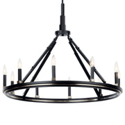 Kichler 52421BK Ten Light Chandelier, Black (2)