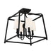 Crystorama 2243-BF Sylvan Four Light Semi Flush Mount Black Forged Alternate Image.jpg