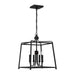 Crystorama 2245-BF Sylvan Four Light Chandelier Black Forged Alternate Image 2.jpg