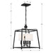 Crystorama 2245-BF Sylvan Four Light Chandelier Black Forged Alternate Image 4.jpg