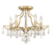Crystorama 5930-VG-CL-MWP Cedar Five Light Semi Flush Mount Vibrant Gold Alternate Image.jpg