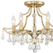 Crystorama 5930-VG-CL-MWP Cedar Five Light Semi Flush Mount Vibrant Gold Alternate Image 2.jpg
