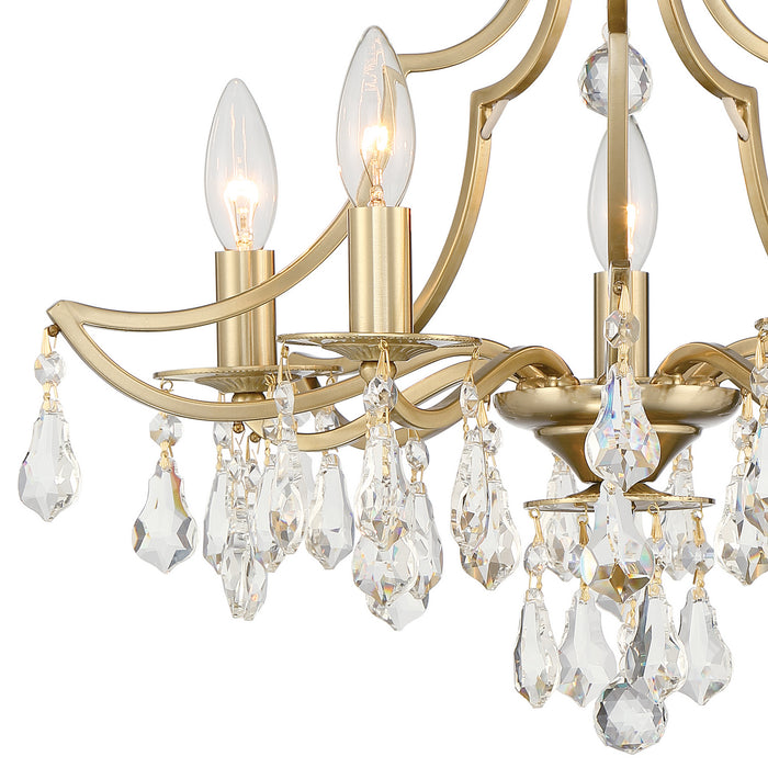 Crystorama 5930-VG-CL-MWP Cedar Five Light Semi Flush Mount Vibrant Gold Alternate Image 4.jpg