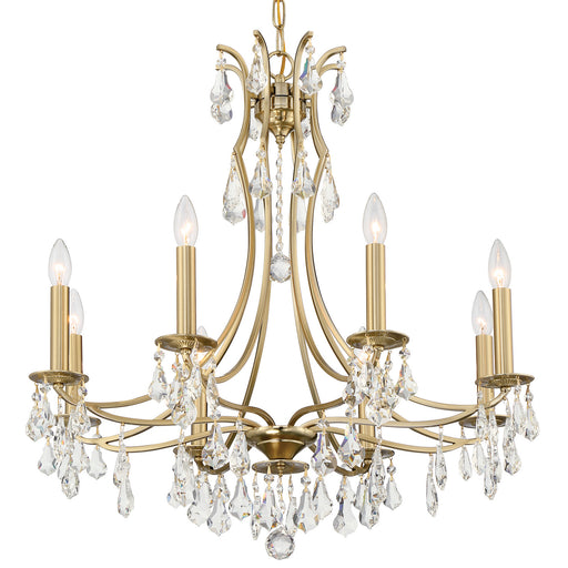 Crystorama 5938-VG-CL-MWP Cedar Eight Light Chandelier Vibrant Gold Alternate Image.jpg