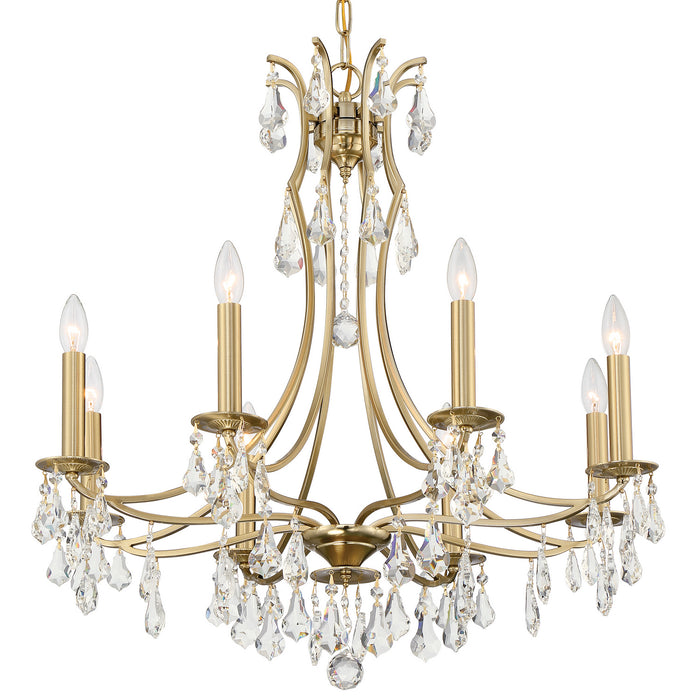 Crystorama 5938-VG-CL-MWP Cedar Eight Light Chandelier Vibrant Gold Alternate Image.jpg
