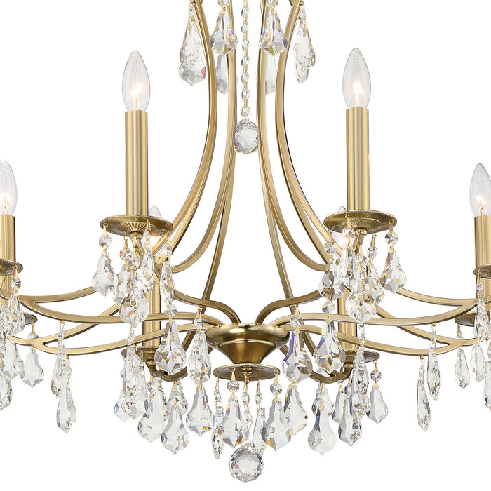 Crystorama 5938-VG-CL-MWP Cedar Eight Light Chandelier Vibrant Gold Alternate Image 2.jpg