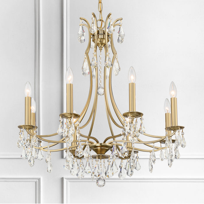 Crystorama 5938-VG-CL-MWP Cedar Eight Light Chandelier Vibrant Gold Alternate Image 4.jpg