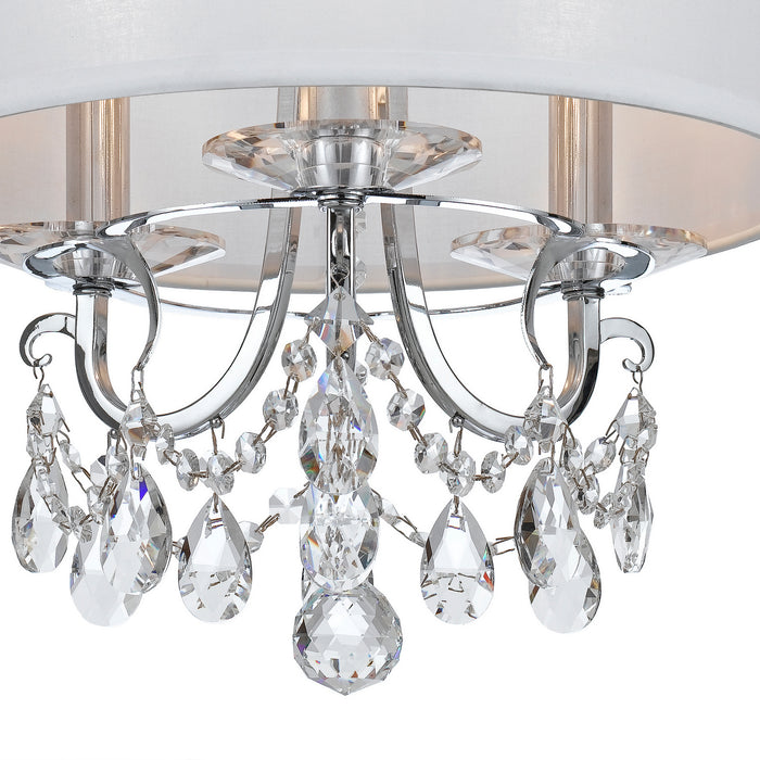 Crystorama 6623-CH-CL-MWP_CEILING Othello Three Light Semi Flush Mount Polished Chrome Alternate Image 2.jpg