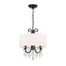 Crystorama 6623-MK-CL-MWP Othello Three Light Mini Chandelier Matte Black Alternate Image.jpg