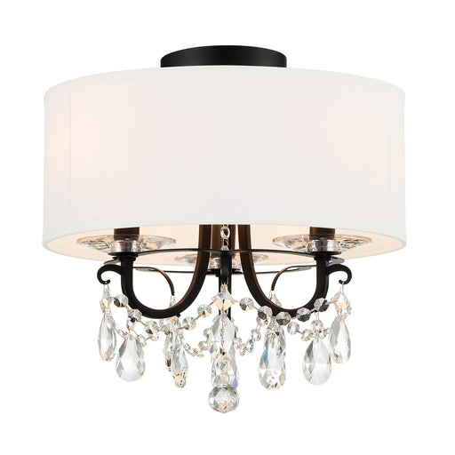 Crystorama 6623-MK-CL-MWP_CEILING Othello Three Light Semi Flush Mount Matte Black Alternate Image.jpg