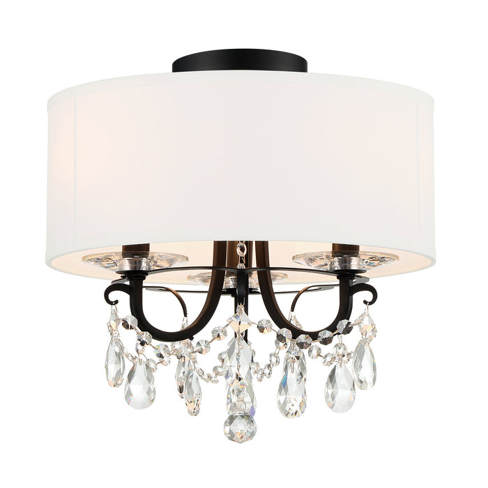 Crystorama 6623-MK-CL-MWP_CEILING Othello Three Light Semi Flush Mount Matte Black Alternate Image.jpg