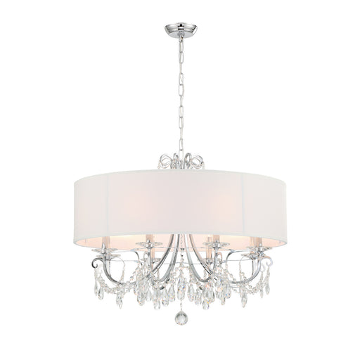 Crystorama 6628-CH-CL-MWP Othello Eight Light Chandelier Polished Chrome Alternate Image.jpg