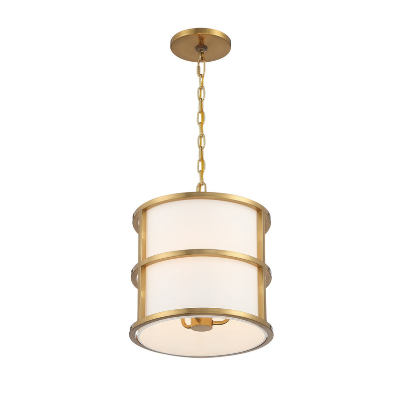 Crystorama 9593-LG Hulton Three Light Pendant Luxe Gold Alternate Image.jpg