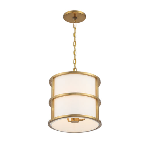Crystorama 9593-LG Hulton Three Light Pendant Luxe Gold Alternate Image.jpg