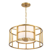 Crystorama 9595-LG Hulton Five Light Chandelier Luxe Gold Alternate Image.jpg