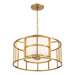 Crystorama 9595-LG Hulton Five Light Chandelier Luxe Gold Alternate Image.jpg