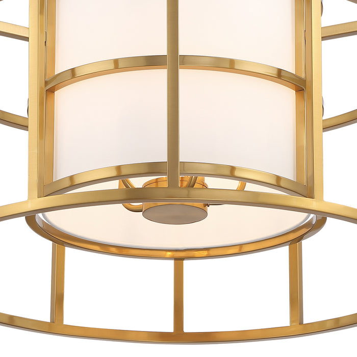 Crystorama 9595-LG Hulton Five Light Chandelier Luxe Gold Alternate Image 2.jpg