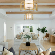 Crystorama 9595-LG Hulton Five Light Chandelier Luxe Gold Alternate Image 4.jpg
