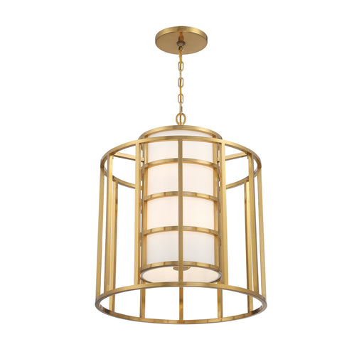 Crystorama 9597-LG Hulton Six Light Chandelier Luxe Gold Alternate Image.jpg