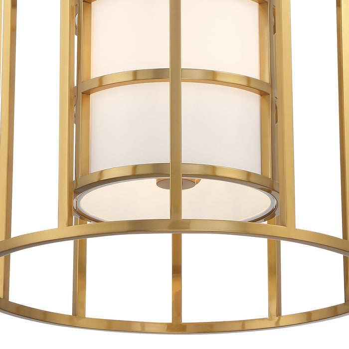 Crystorama 9597-LG Hulton Six Light Chandelier Luxe Gold Alternate Image 2.jpg