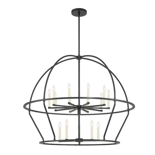 Crystorama ABB-3029-BK Abbott 15 Light Chandelier Black Alternate Image.jpg