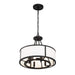 Crystorama BRY-8004-BF Bryant Four Light Chandelier Black Forged Alternate Image 4.jpg
