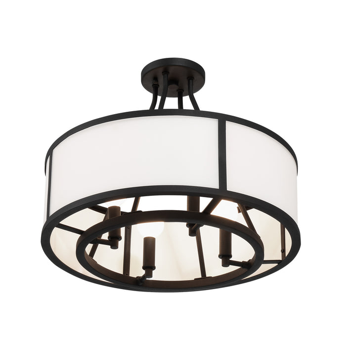 Crystorama BRY-8004-BF_CEILING Bryant Four Light Semi Flush Mount Black Forged Alternate Image 4.jpg