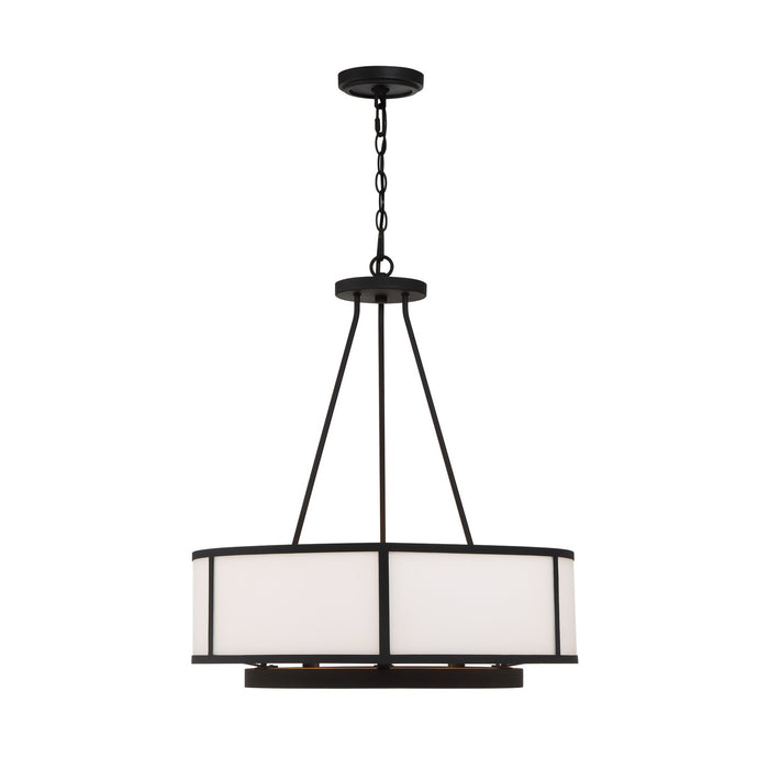 Crystorama BRY-8006-BF Bryant Six Light Chandelier Black Forged Alternate Image.jpg