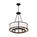 Crystorama BRY-8006-BF Bryant Six Light Chandelier Black Forged Alternate Image 2.jpg