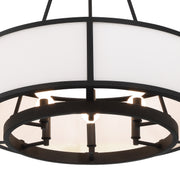 Crystorama BRY-8006-BF Bryant Six Light Chandelier Black Forged Alternate Image 4.jpg