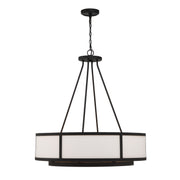 Crystorama BRY-8008-BF Bryant Eight Light Chandelier Black Forged Alternate Image.jpg