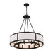 Crystorama BRY-8008-BF Bryant Eight Light Chandelier Black Forged Alternate Image 2.jpg