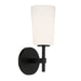 Crystorama COL-101-BK Colton One Light Wall Sconce Black Alternate Image.jpg