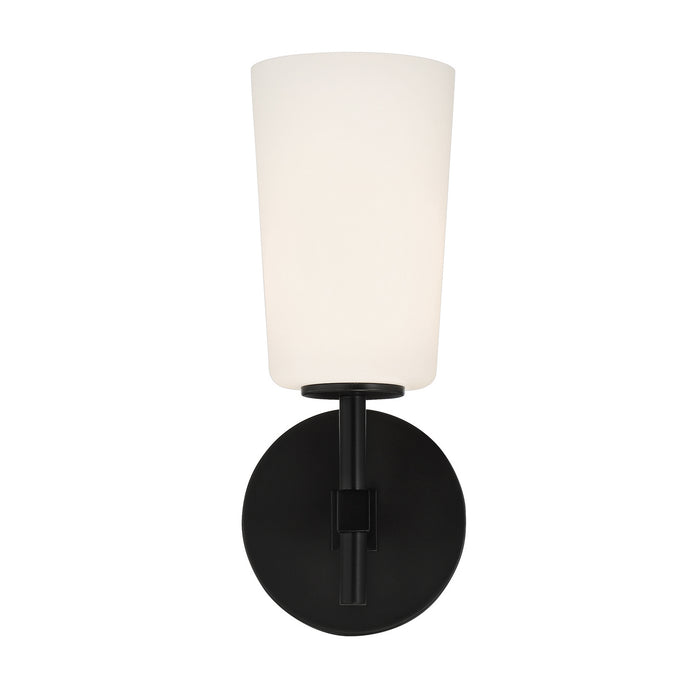 Crystorama COL-101-BK Colton One Light Wall Sconce Black Alternate Image 2.jpg