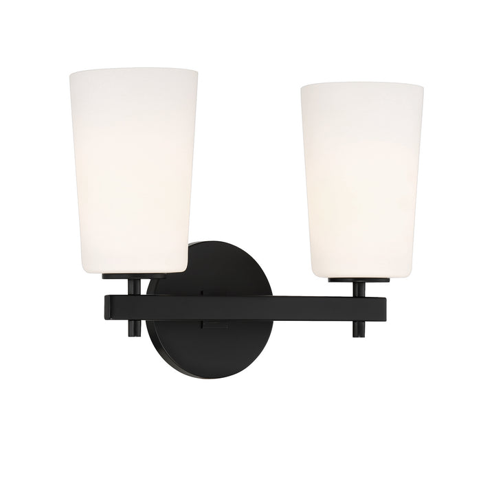 Crystorama COL-102-BK Colton Two Light Wall Sconce Black Alternate Image.jpg