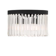 Crystorama EMO-5400-BF Emory Four Light Flush Mount Black Forged Alternate Image 2.jpg
