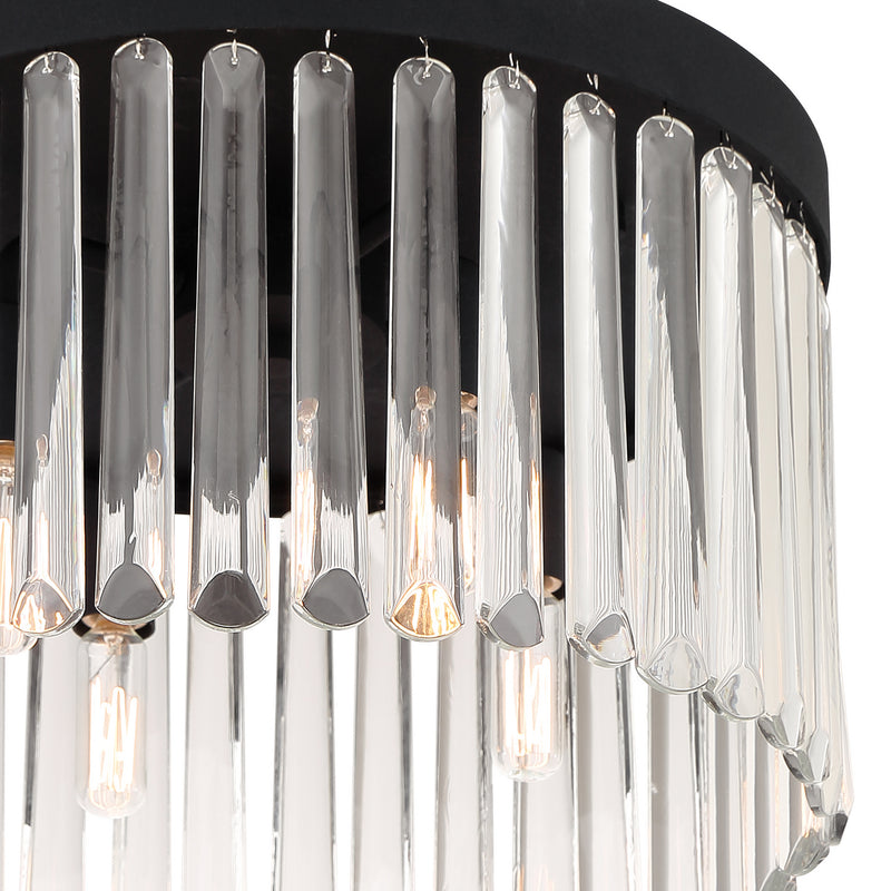 Crystorama EMO-5400-BF Emory Four Light Flush Mount Black Forged Alternate Image 4.jpg