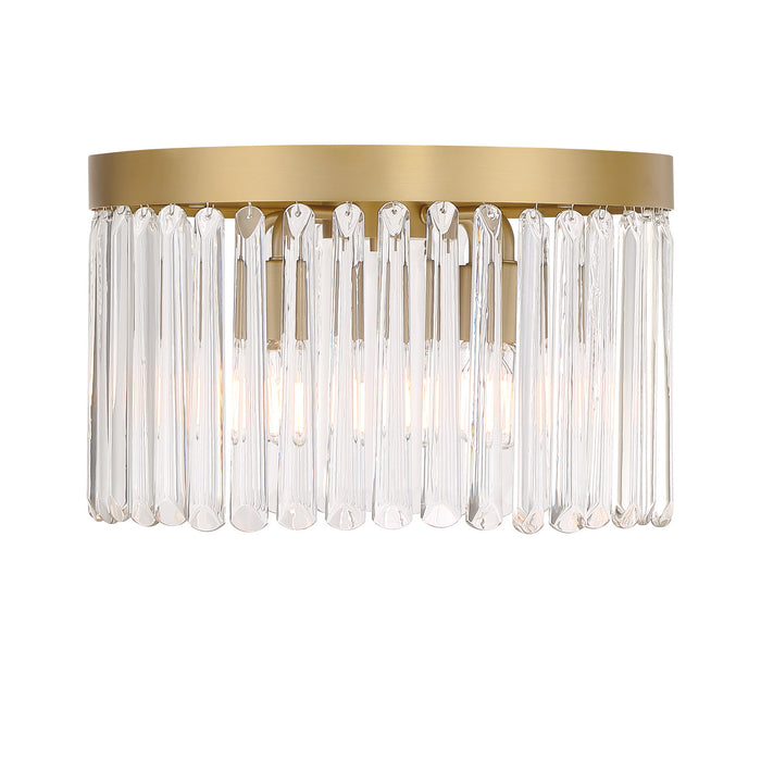 Crystorama EMO-5400-MG Emory Four Light Flush Mount Modern Gold Alternate Image 2.jpg