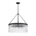 Crystorama EMO-5406-BF Emory Eight Light Chandelier Black Forged Alternate Image.jpg
