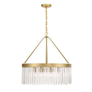Crystorama EMO-5406-MG Emory Eight Light Chandelier Modern Gold Alternate Image 2.jpg