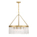 Crystorama EMO-5406-MG Emory Eight Light Chandelier Modern Gold Alternate Image 2.jpg